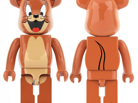 Tom and jerry bearbrick collection 3D Model