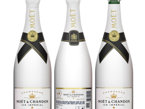 Moet and chandon champagne collection Modello 3D
