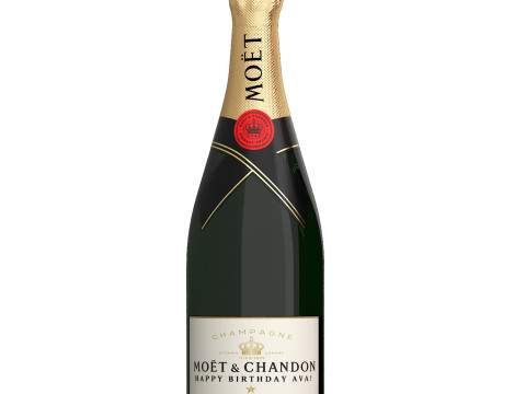Moet and chandon champagne collection Modello 3D