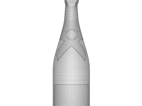 Moet and chandon champagne collection Modello 3D