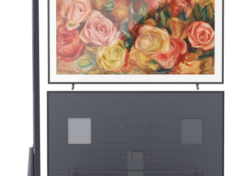 Samsung smart tv frame is03d with remote and Connect box 3D 모델