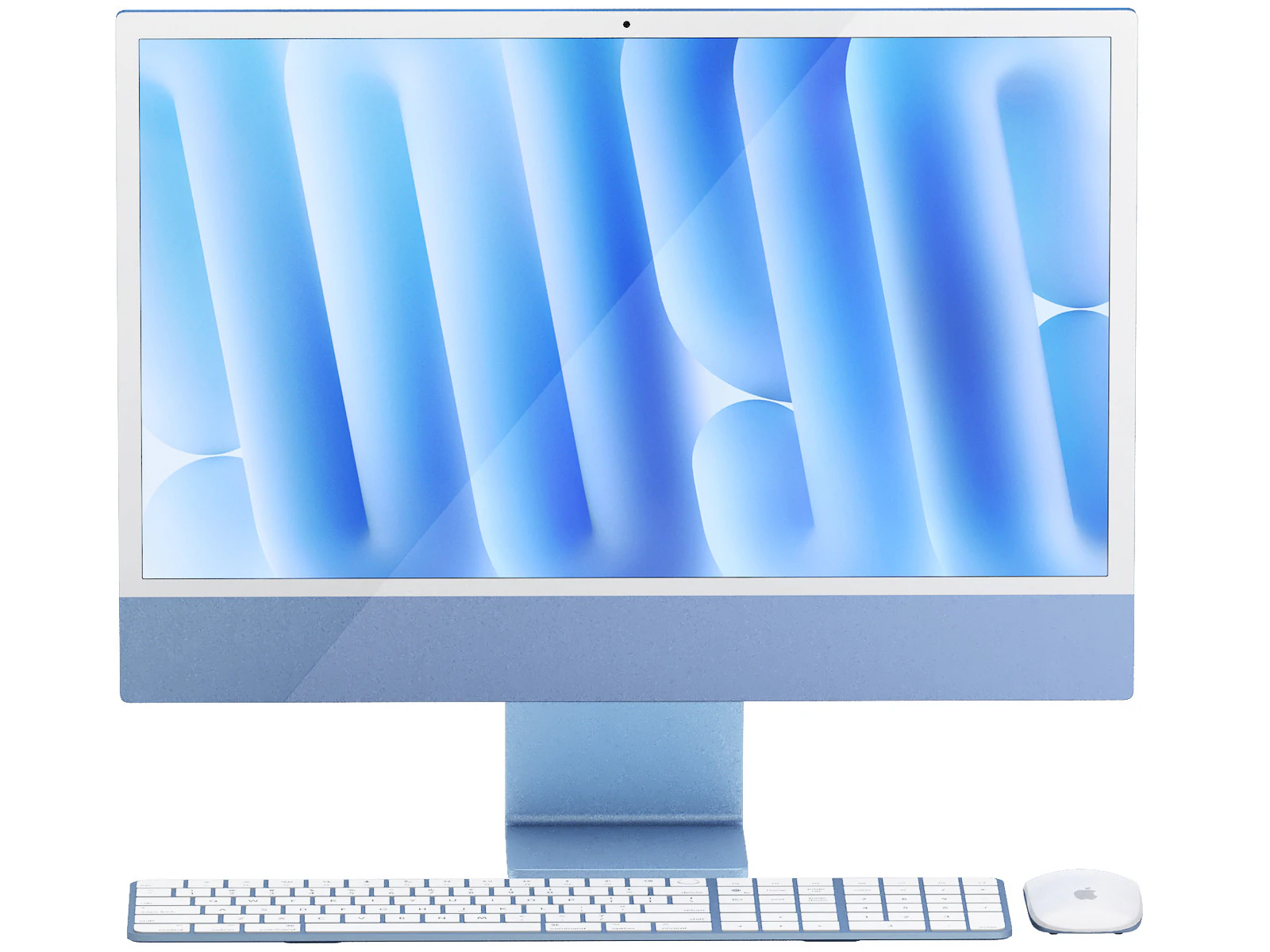 Apple iMac m4 Model 3D .c4d .max .obj .3ds .fbx .stl .blend 