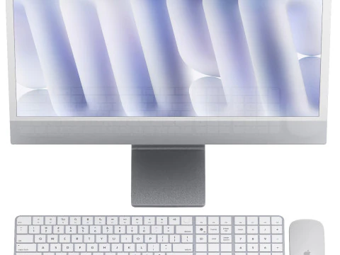 Apple iMac m4 Model 3D