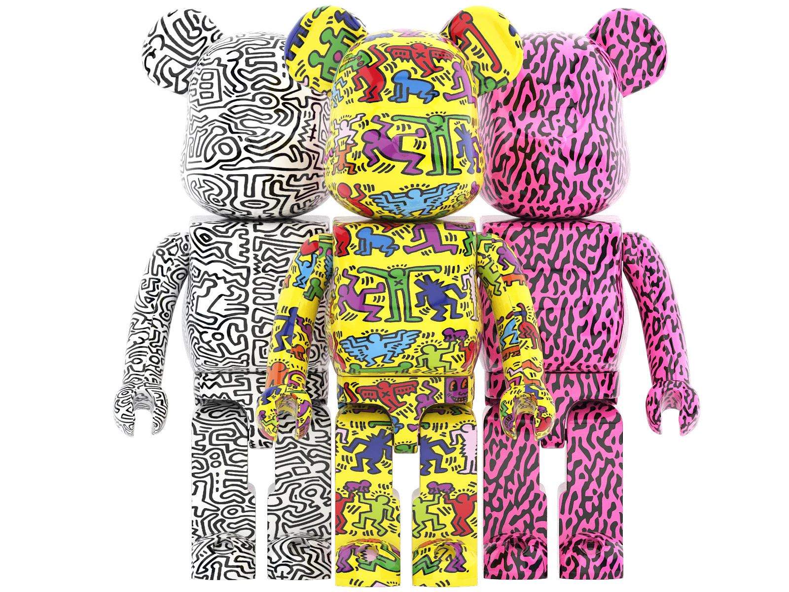 Basquiat bearbrick collection 04 3D Model .c4d .max .obj .3ds .fbx .stl .blend 