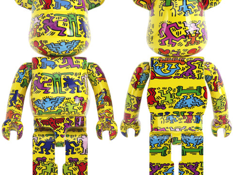 Basquiat bearbrick collection 04 Modelo 3D