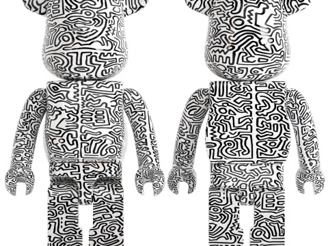 Basquiat bearbrick collection 04 Modelo 3D
