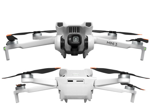Drone dji mini with landing pad 3D Model