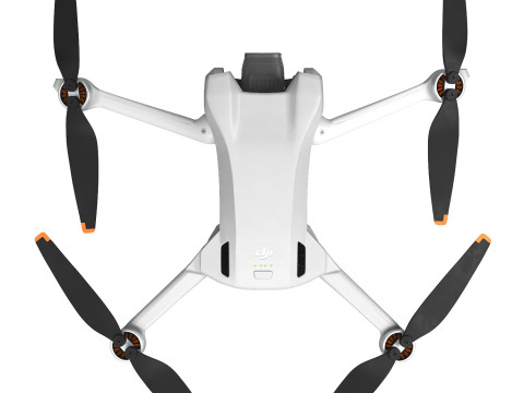 Drone dji mini with landing pad 3D Model