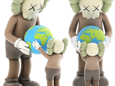 Kaws the promise 3D मॉडल