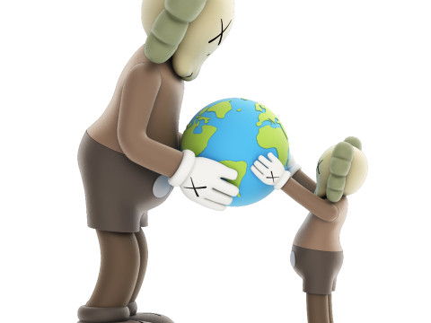 Kaws the promise 3D मॉडल
