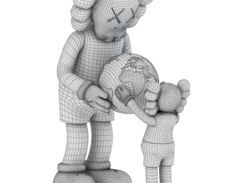 Kaws the promise 3D मॉडल