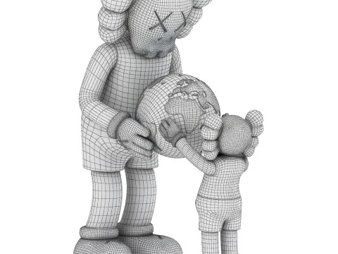Kaws the promise 3D Model