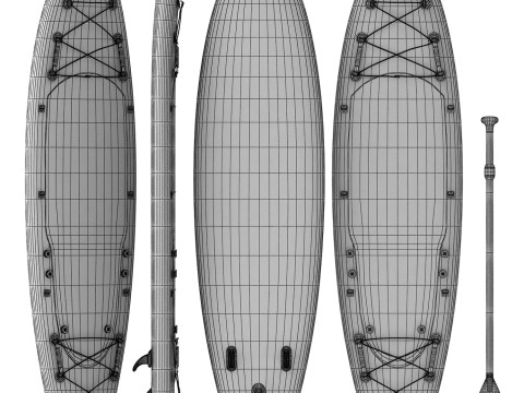Blackfin paddle board Model 3D