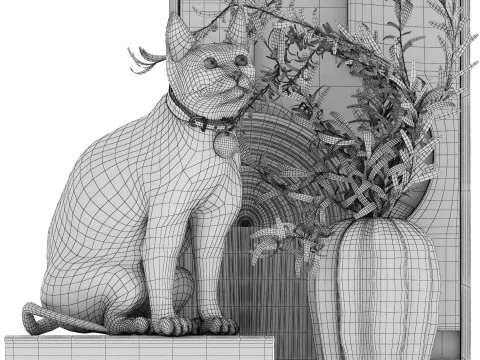 Decorative set 06 3D Model