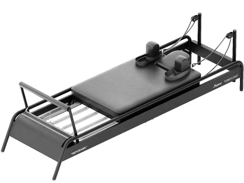 Pilates exercise machine fonv reformer professional black 3D Model