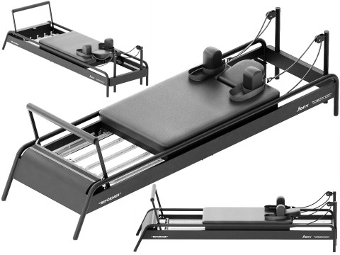 Pilates exercise machine fonv reformer professional black 3Dモデル