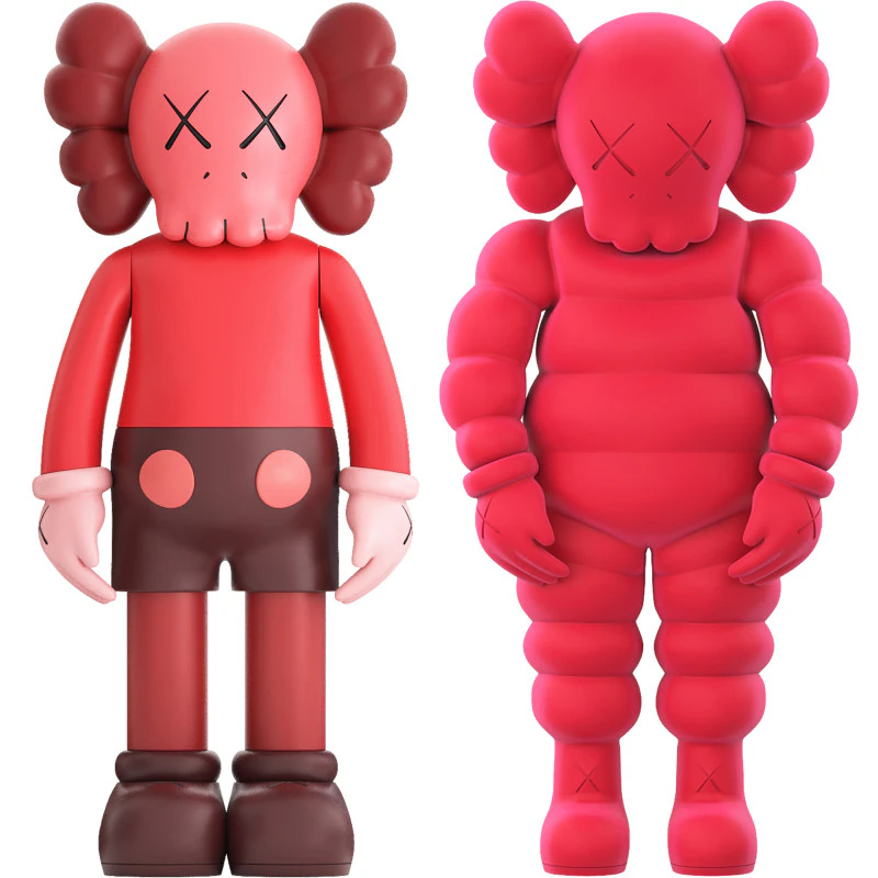 Kaws rote Figurensammlung 3D Modell .c4d .max .obj .3ds .fbx .stl .blend