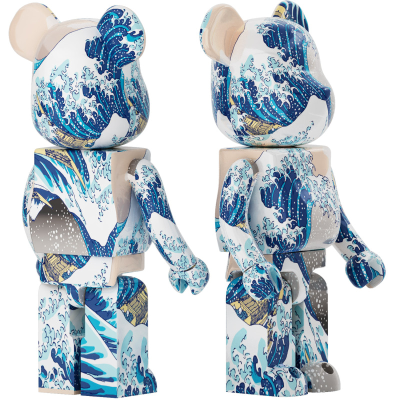 Bearbrick katsushika hokusai 3D 모델 .c4d .max .obj .3ds .fbx .stl .blend