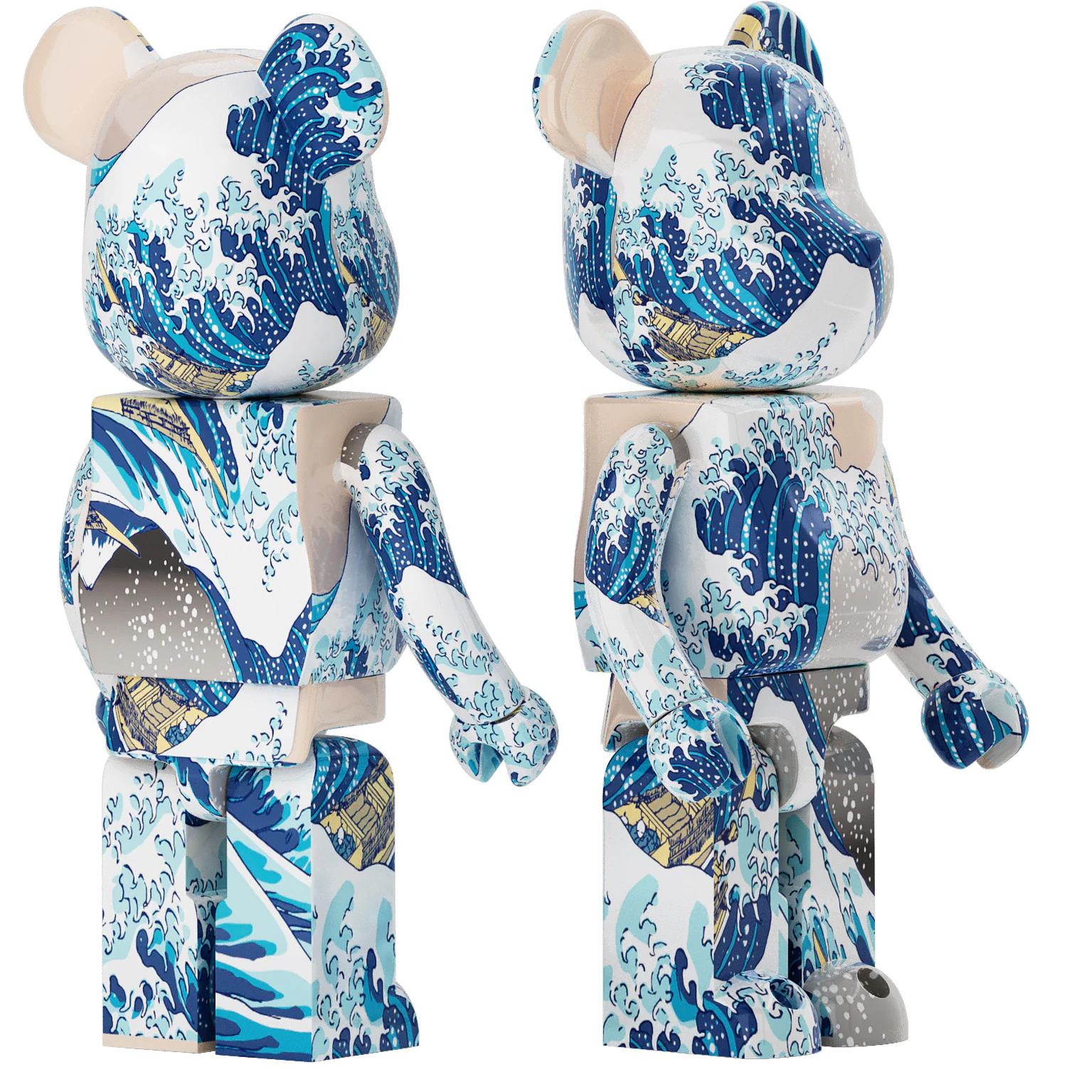 Bearbrick katsushika hokusai 3D Model .c4d .max .obj .3ds .fbx .stl .blend 