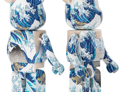 Bearbrick katsushika hokusai 3D 모델