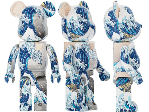 Bearbrick katsushika hokusai 3D Model
