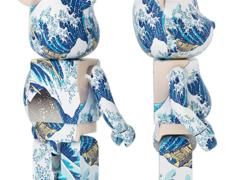 Bearbrick katsushika hokusai 3D Model