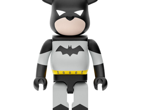 Medicom toy batman bearbrick 400 Modelo 3D