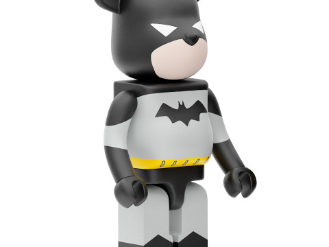 Medicom toy batman bearbrick 400 Modelo 3D