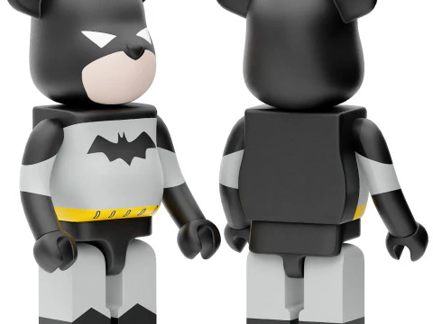 Medicom toy batman bearbrick 400 3D Model