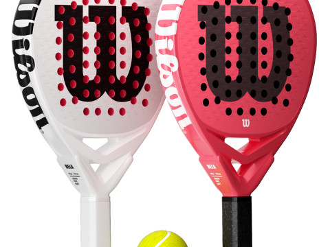 Padel racket wilson bela pro v25 Modelo 3D