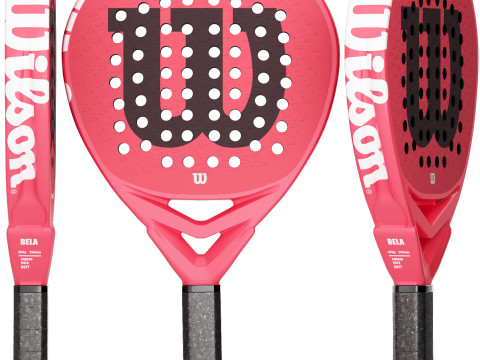 Padel racket wilson bela pro v25 Modelo 3D