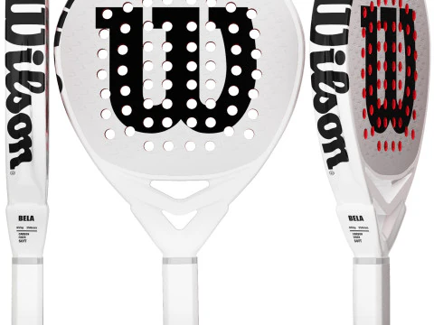 Padel racket wilson bela pro v25 3D Model
