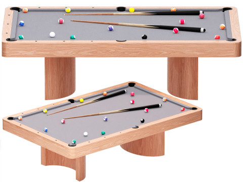Luna billiard table Modelo 3D