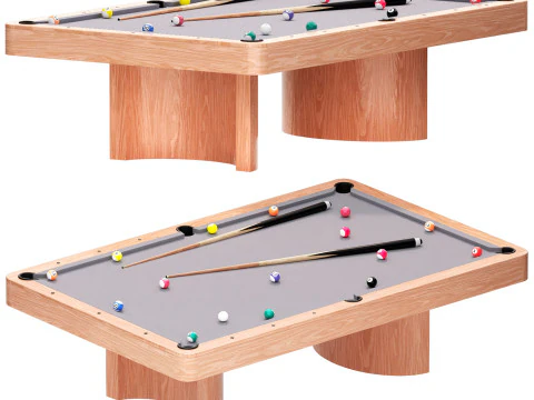 Luna billiard table 3D Model