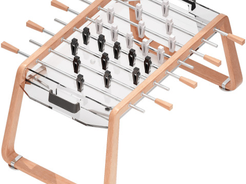 Impatia derby foosball table gaming Modello 3D