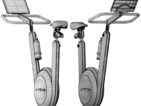 Pent hania stationary bicycle fitness equipment Modelo 3D
