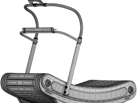Pent hania stationary bicycle fitness equipment 3D Model