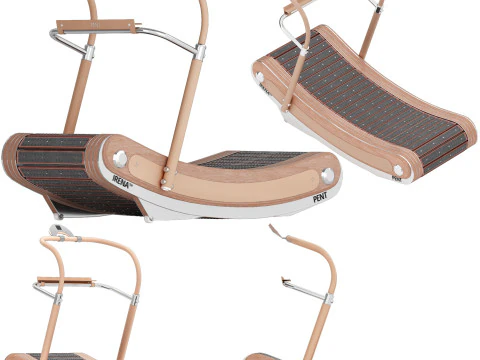 Pent hania stationary bicycle fitness equipment 3D Model