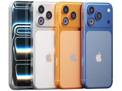Iphone 17 pro max 3D Модель