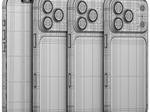 Iphone 17 pro max 3D Model