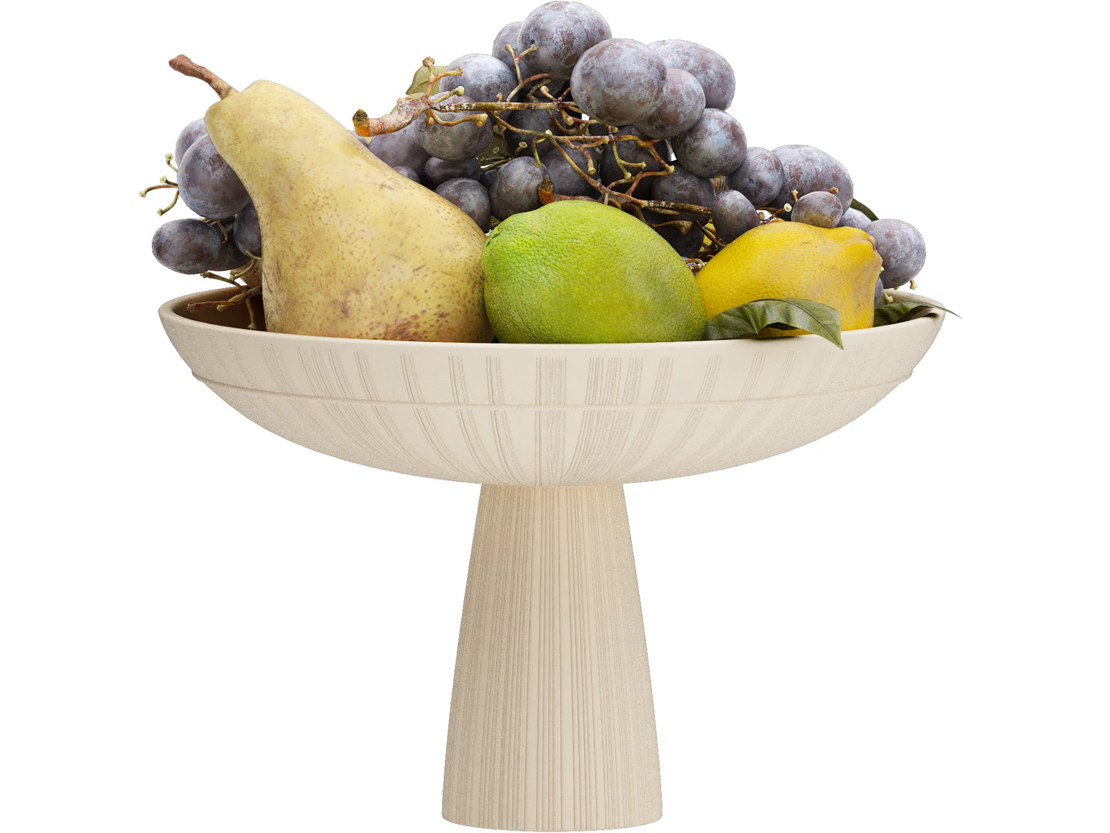 Bowl of tropical fruits 15 3D Model .c4d .max .obj .3ds .fbx .stl .blend 
