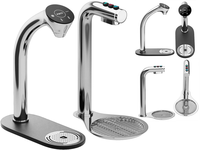 Raffreddatore d'acqua e depuratore d'acqua Modello 3D .c4d .max .obj .3ds .fbx .stl .blend