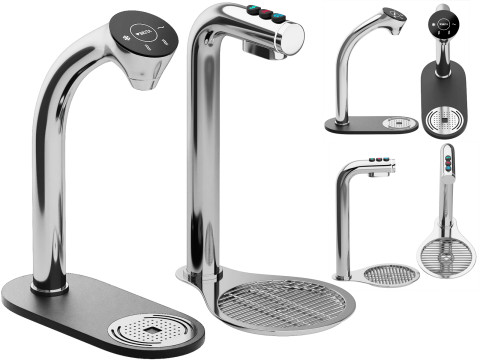 Water cooler and water purifier 3D Model