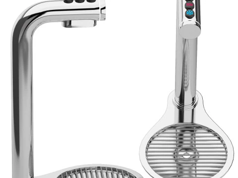 Water cooler and water purifier 3D Model
