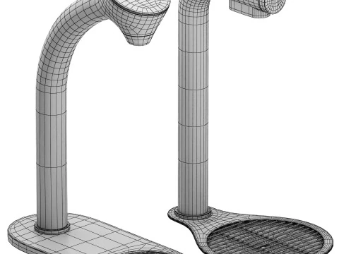 Water cooler and water purifier 3D Model