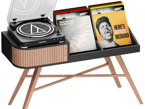 Il tavolo in vinile Hrdl Modello 3D