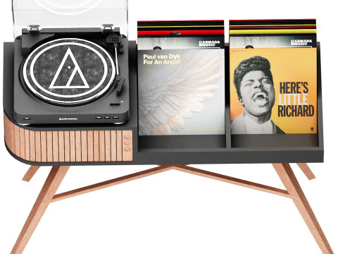 Il tavolo in vinile Hrdl Modello 3D