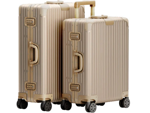 Kolekcja walizek aluminiowych rimowa Model 3D