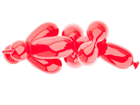 La cacca del cane con il palloncino Modello 3D