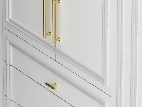 Composizione armadio guardaroba mobili 01 Modello 3D